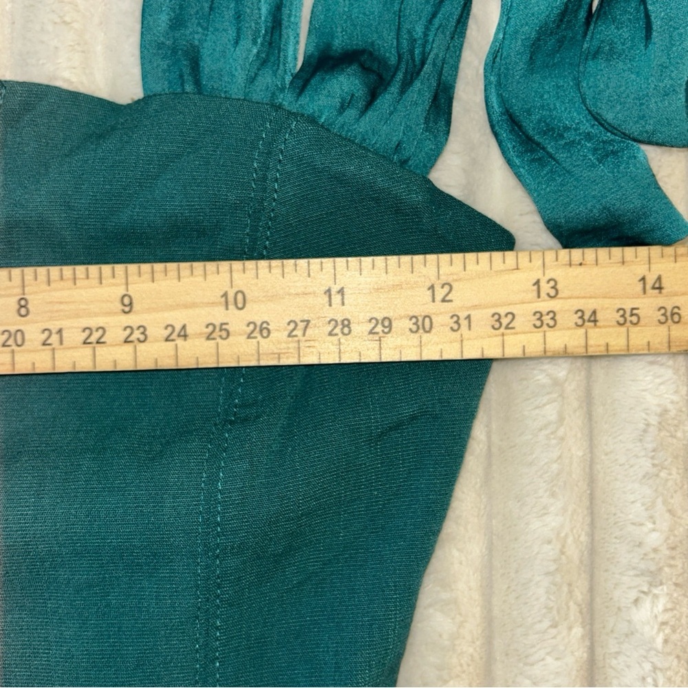 Free People Lola Green Bodysuit with Sweetheart Neckline - Picture 5 of 8